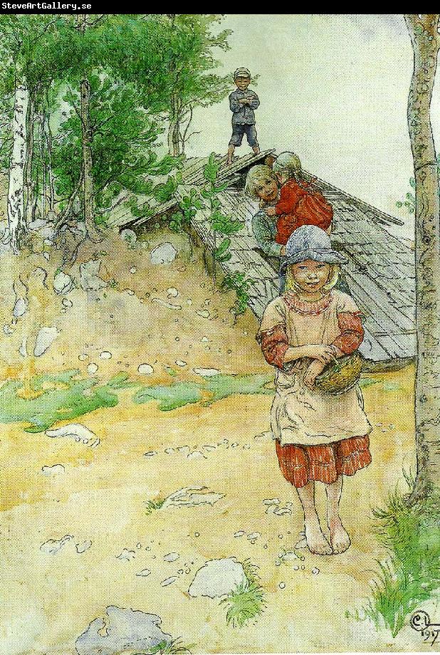 Carl Larsson vid kallaren